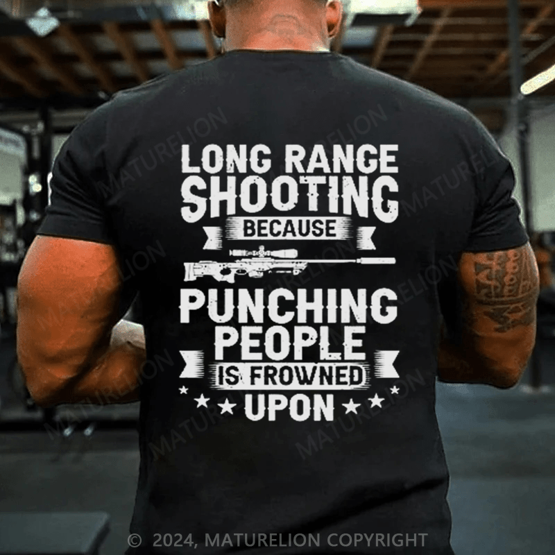 Maturelion Long Range Shooting Beginner Weapon Shooter Training T-Shirt