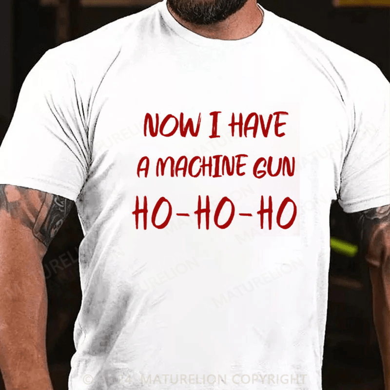 Matuerlion Die Hard Ho Bruce Willis John McClane Classic Christmas T-Shirt