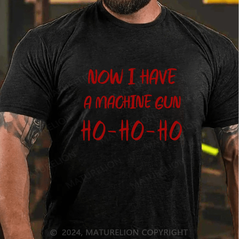 Matuerlion Die Hard Ho Bruce Willis John McClane Classic Christmas T-Shirt