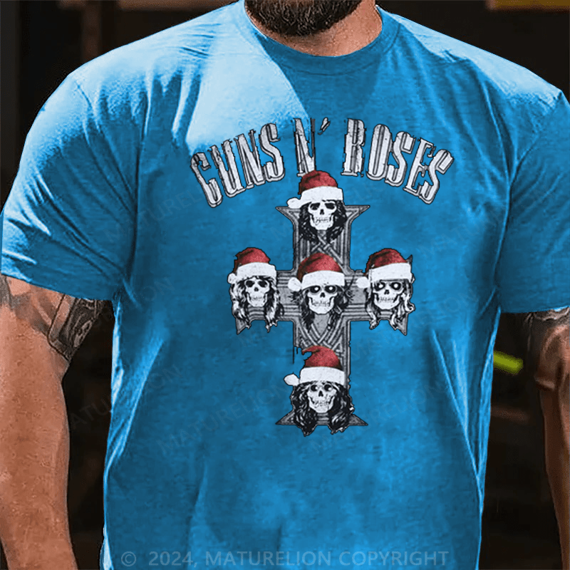 Matuerlion Christmas T-Shirt Guns N' Roses  T-Shirt
