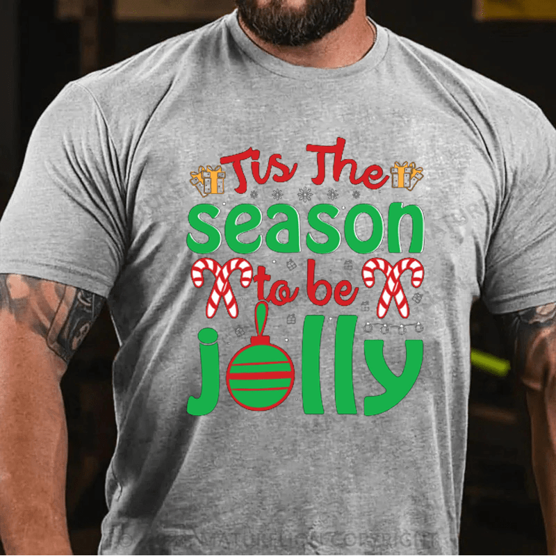 Maturelion Tis The Season to Be Jolly Time for Families Holiday Cheers Joy to The World Xmas Santa Claus’s Love Christmas T-Shirt