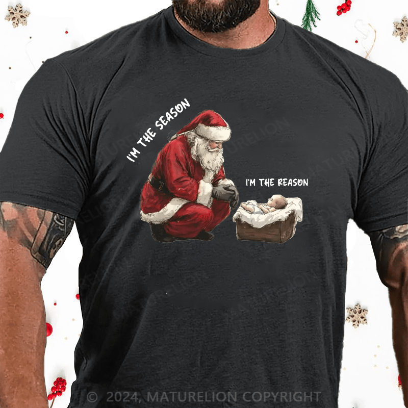 Matuerlion Christmas T-Shirt  I Am The Reason T-Shirt