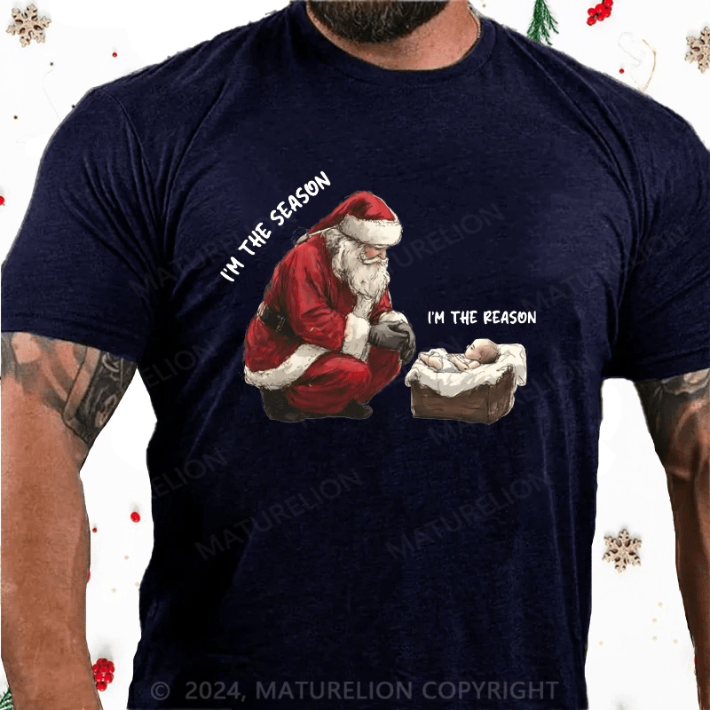 Matuerlion Christmas T-Shirt  I Am The Reason T-Shirt