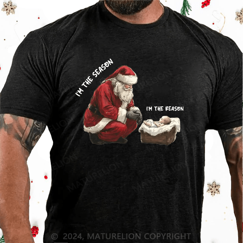 Matuerlion Christmas T-Shirt  I Am The Reason T-Shirt
