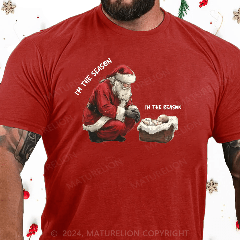 Matuerlion Christmas T-Shirt  I Am The Reason T-Shirt