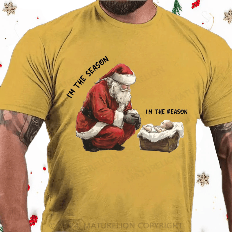 Matuerlion Christmas T-Shirt  I Am The Reason T-Shirt