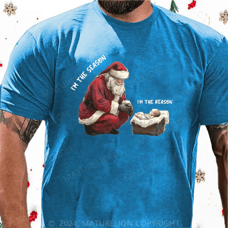 Matuerlion Christmas T-Shirt  I Am The Reason T-Shirt