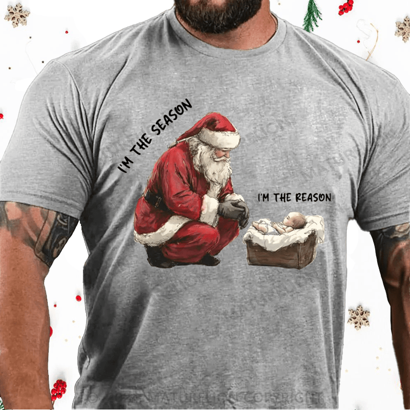 Matuerlion Christmas T-Shirt  I Am The Reason T-Shirt