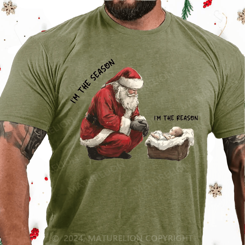 Matuerlion Christmas T-Shirt  I Am The Reason T-Shirt