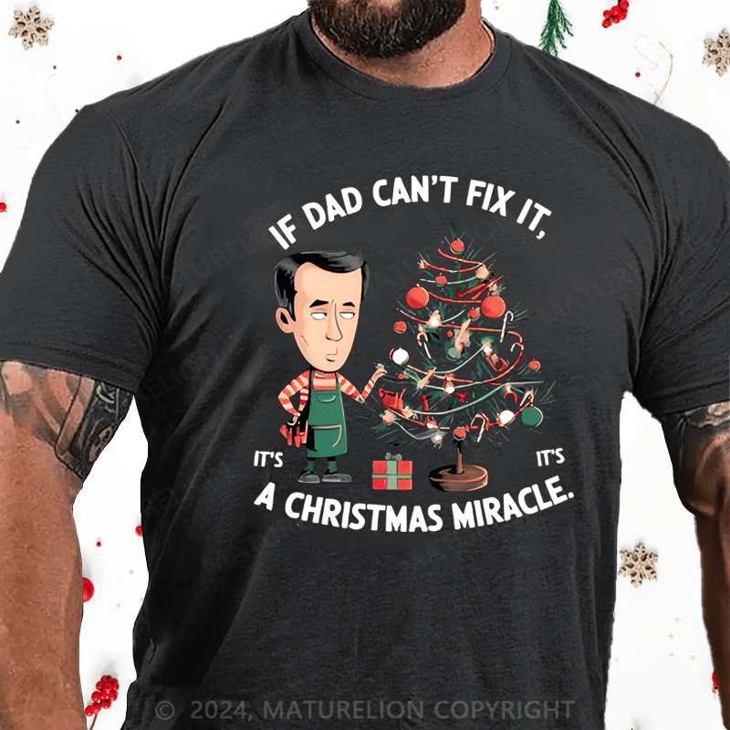 Maturelion Christmas T-Shirt Christmas Gifts for Dad Shirt Designs 2024