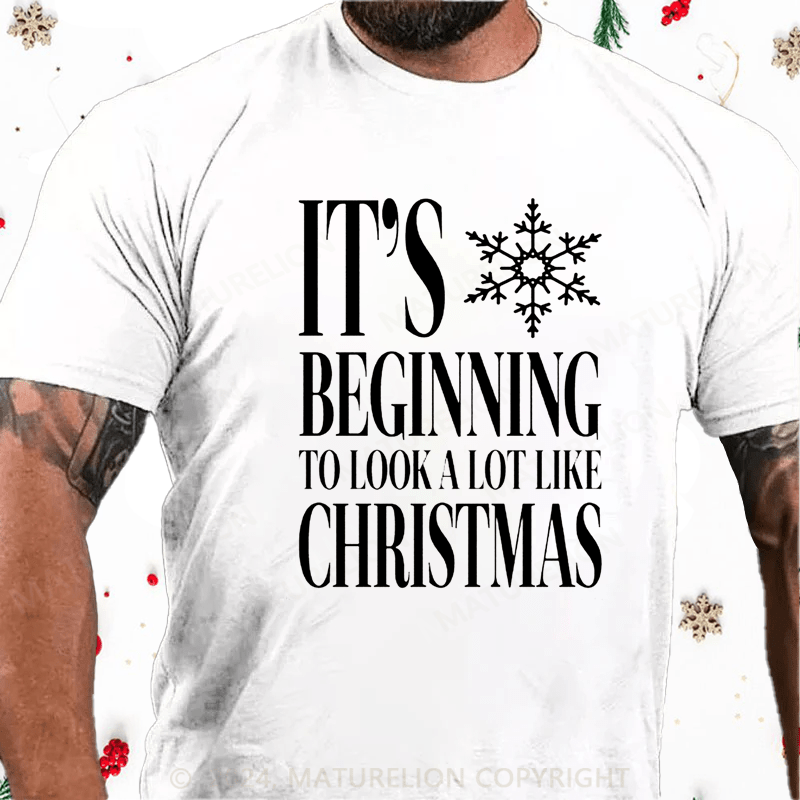 Maturelion Christmas T-Shirt Baby, It’s Cold Outside Cotton T-Shirt