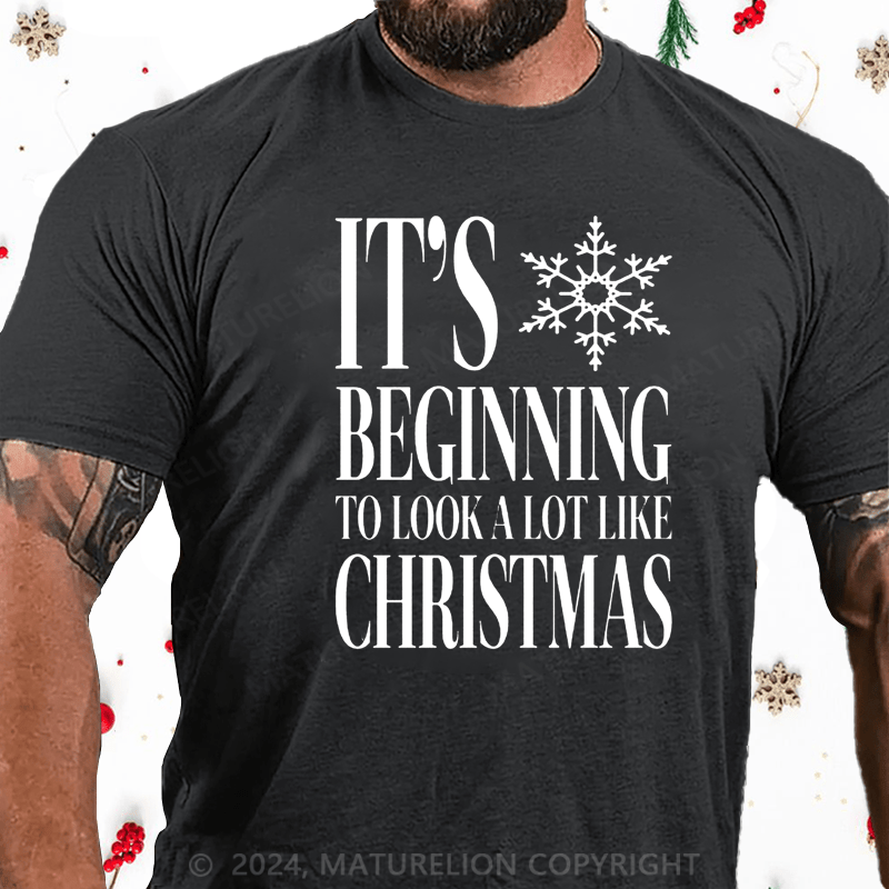 Maturelion Christmas T-Shirt Baby, It’s Cold Outside Cotton T-Shirt