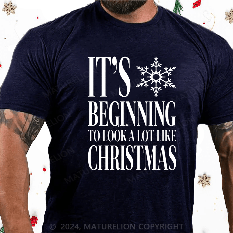 Maturelion Christmas T-Shirt Baby, It’s Cold Outside Cotton T-Shirt