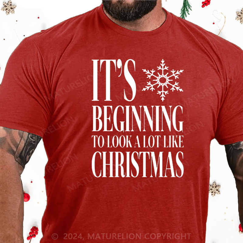 Maturelion Christmas T-Shirt Baby, It’s Cold Outside Cotton T-Shirt