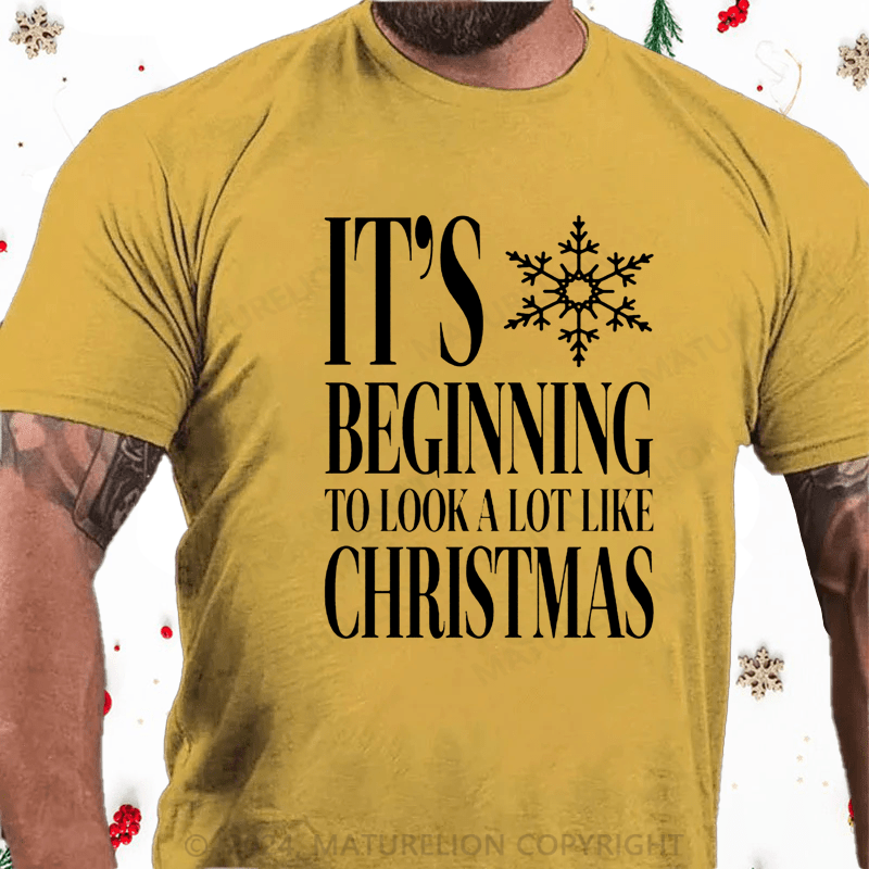 Maturelion Christmas T-Shirt Baby, It’s Cold Outside Cotton T-Shirt