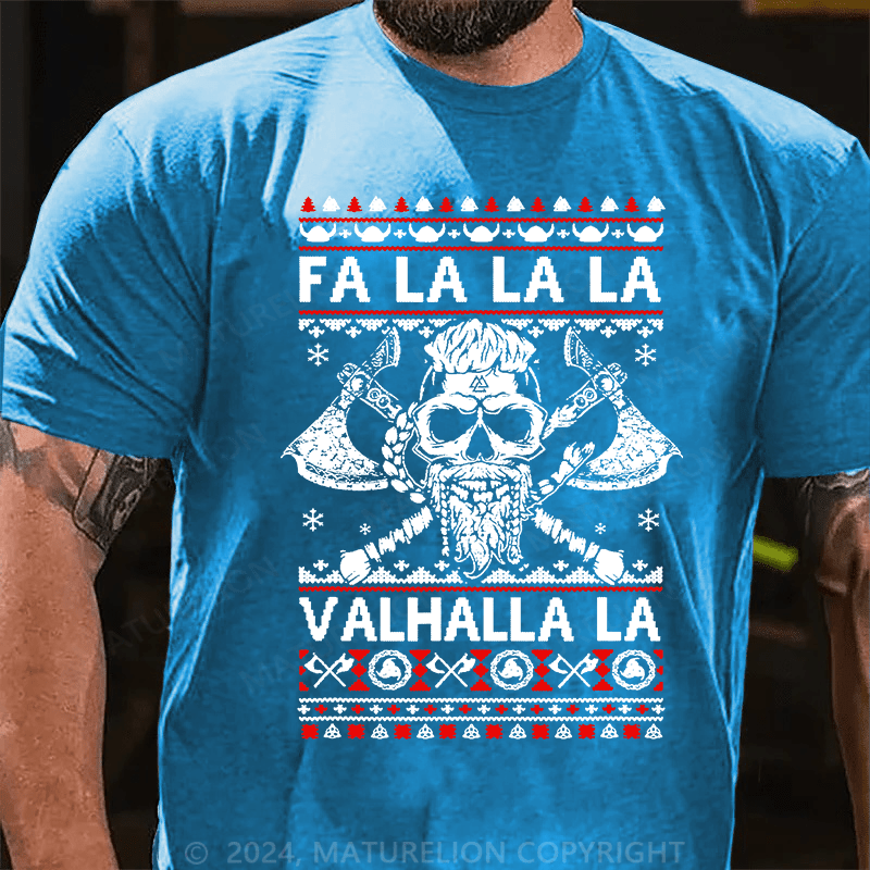 Maturelion Men's T-Shirt Ugly Christmas Cotton T-shirt
