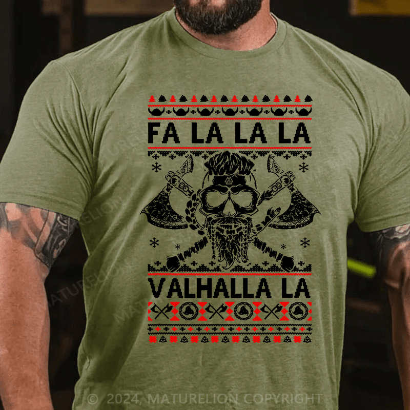Maturelion Men's T-Shirt Ugly Christmas Cotton T-shirt