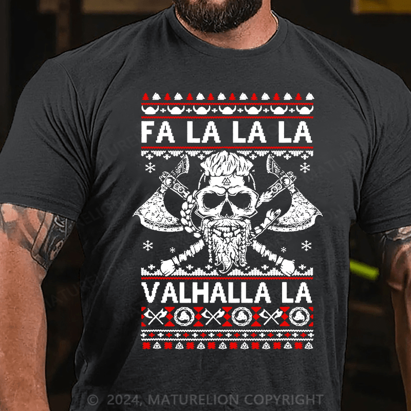Maturelion Men's T-Shirt Ugly Christmas Cotton T-shirt