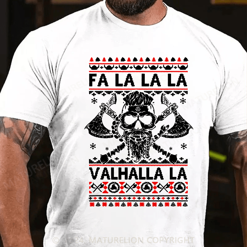 Maturelion Men's T-Shirt Ugly Christmas Cotton T-shirt
