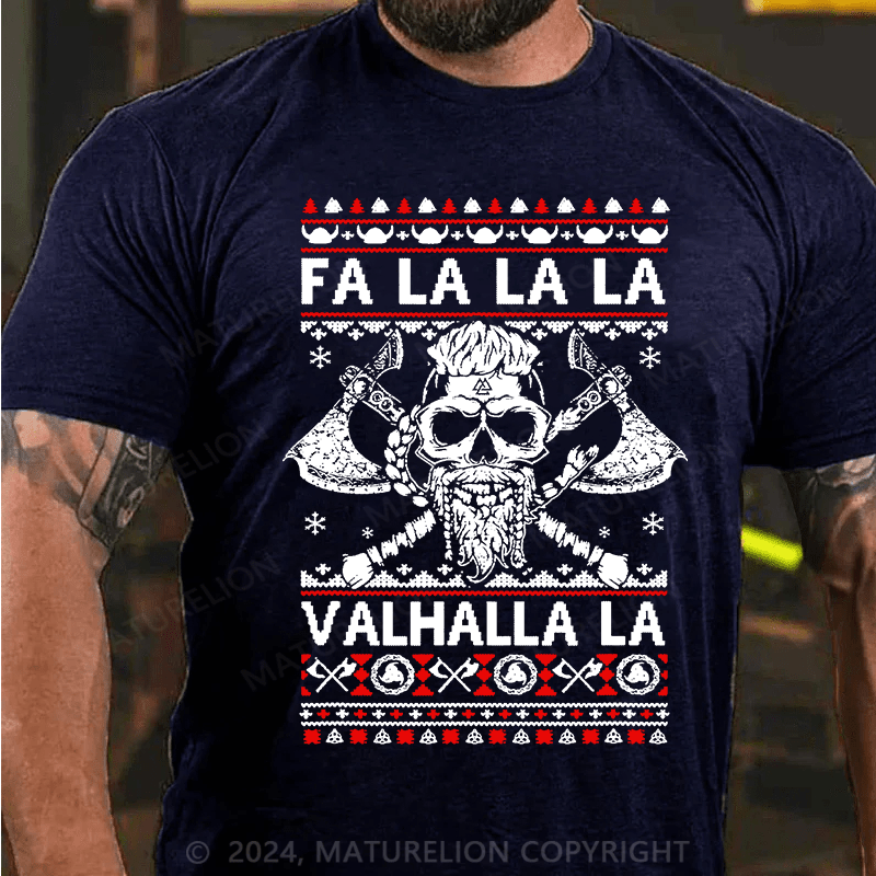 Maturelion Men's T-Shirt Ugly Christmas Cotton T-shirt