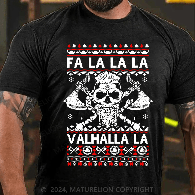 Maturelion Men's T-Shirt Ugly Christmas Cotton T-shirt