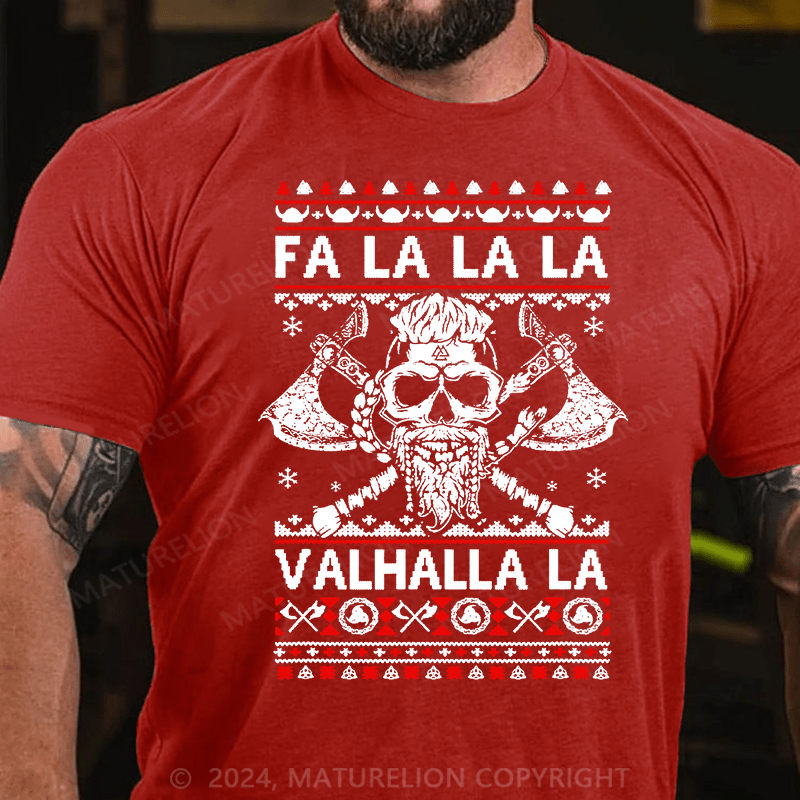 Maturelion Men's T-Shirt Ugly Christmas Cotton T-shirt