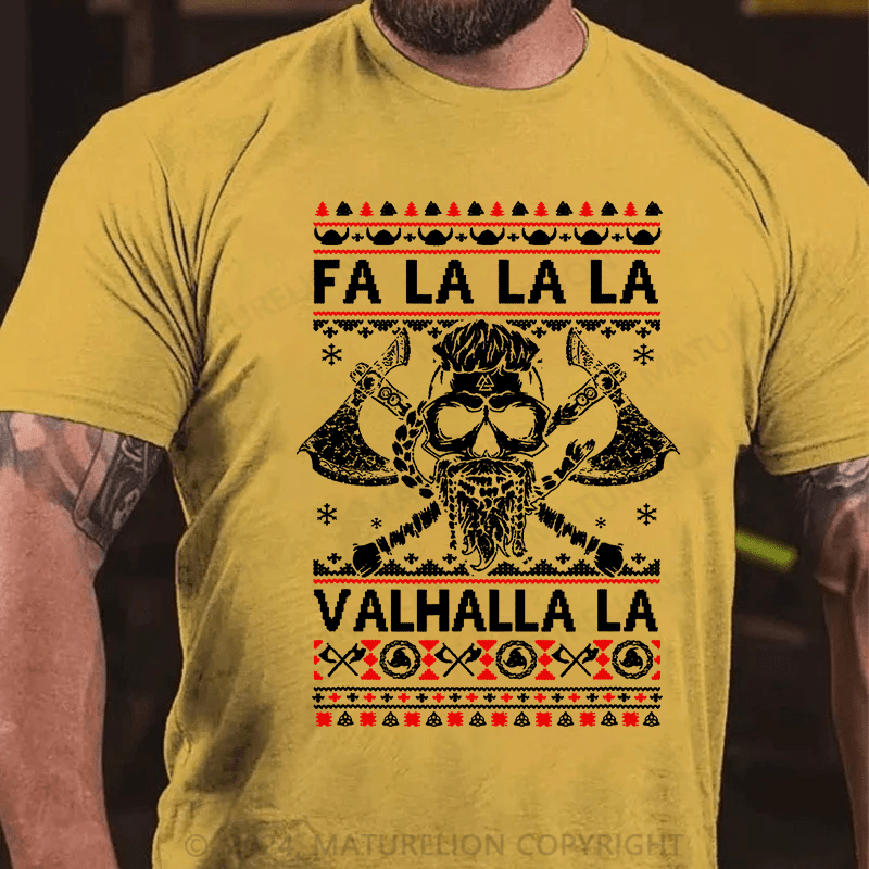 Maturelion Men's T-Shirt Ugly Christmas Cotton T-shirt