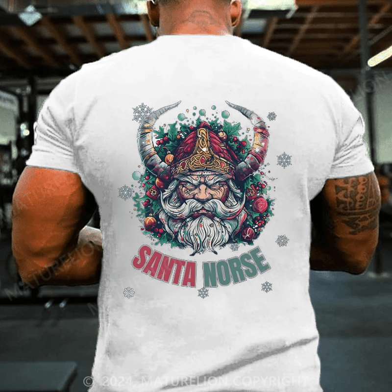 Maturelion Christmas T-Shirt Christmas Viking shirt