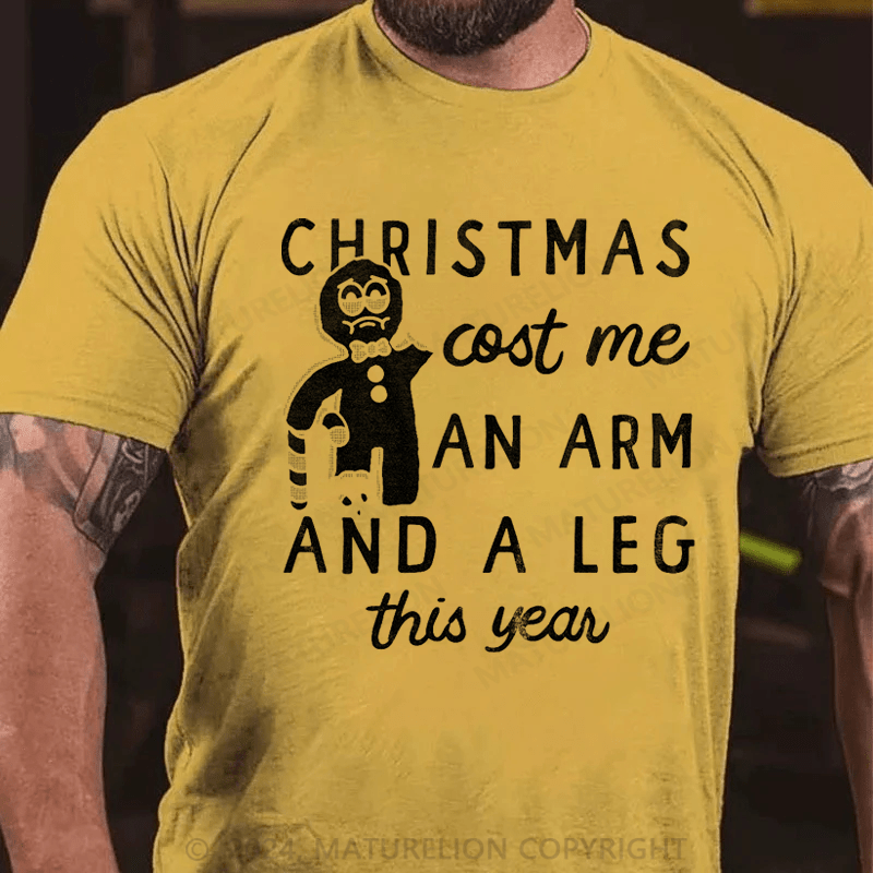 Maturelion Christmas T-Shirt Christmas Cost Me T-Shirt