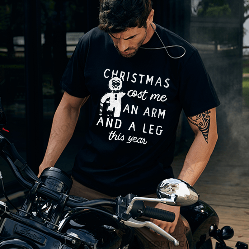 Maturelion Christmas T-Shirt Christmas Cost Me T-Shirt