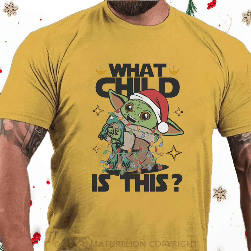 Maturelion Christmas T-Shirt Galaxy Wars Christmas Light Shirt