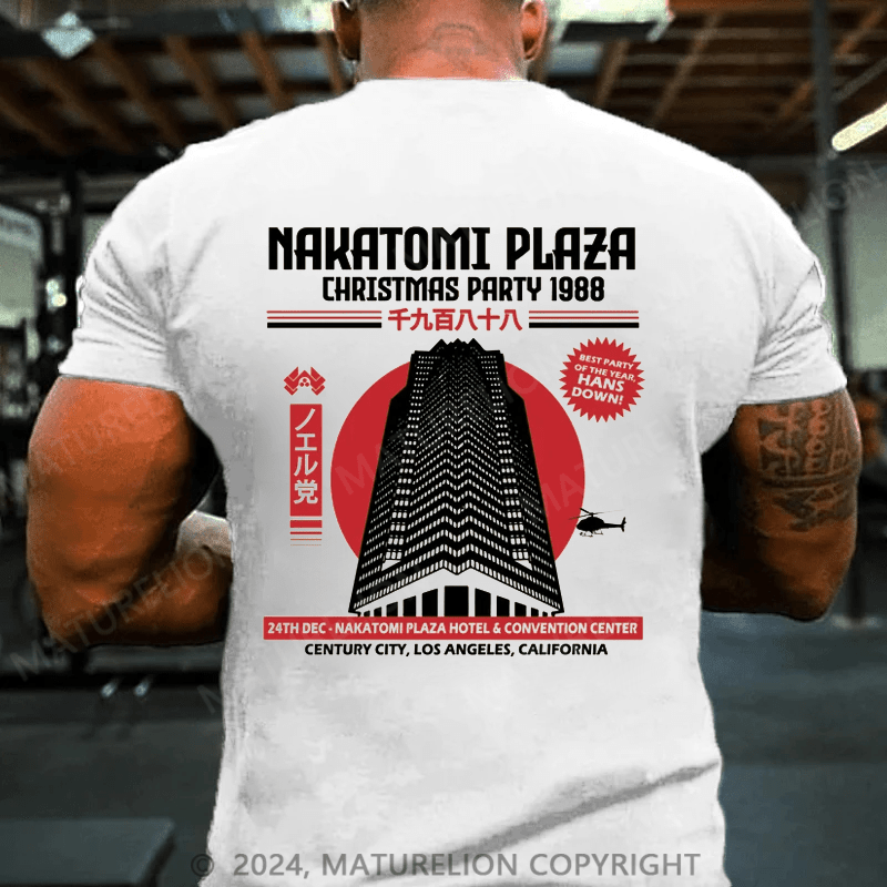 Maturelion Christmas T-Shirt Nakatomi Plaza Christmas T-Shirt
