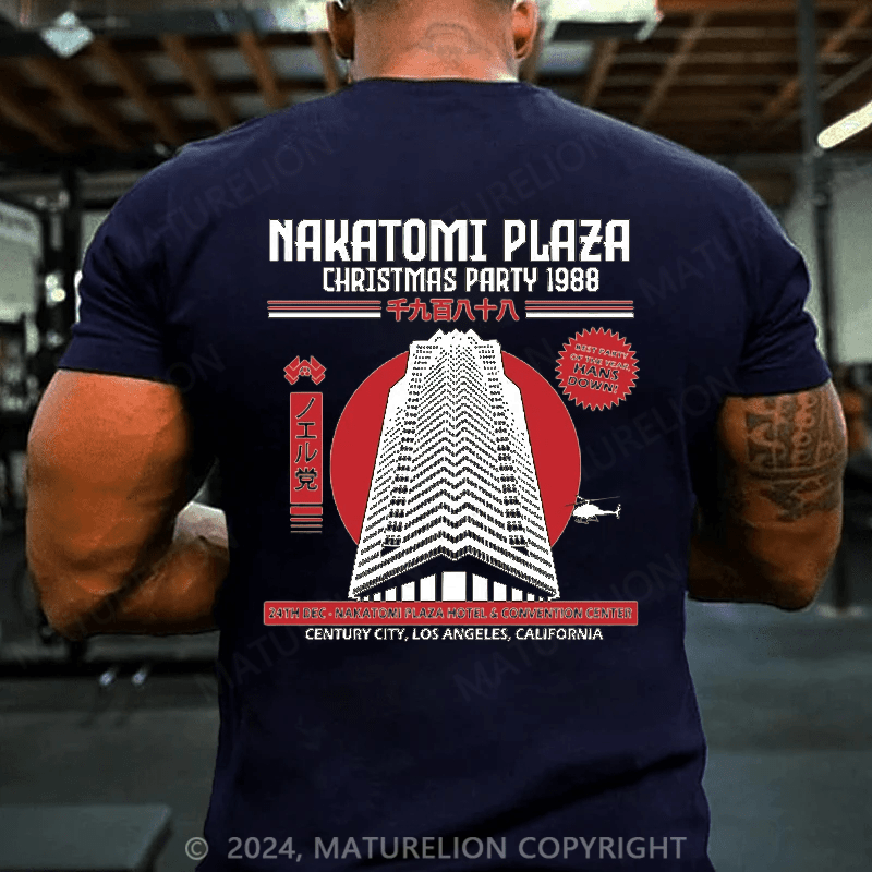 Maturelion Christmas T-Shirt Nakatomi Plaza Christmas T-Shirt