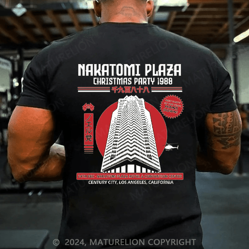 Maturelion Christmas T-Shirt Nakatomi Plaza Christmas T-Shirt