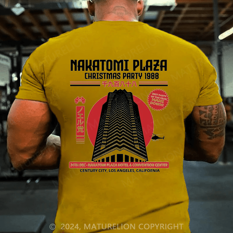 Maturelion Christmas T-Shirt Nakatomi Plaza Christmas T-Shirt