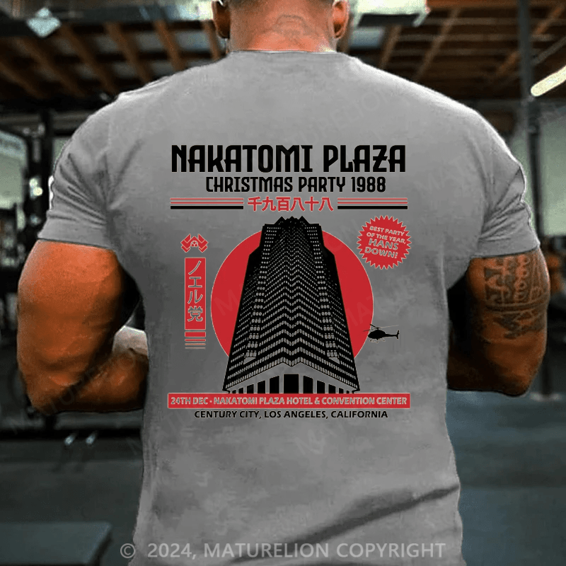 Maturelion Christmas T-Shirt Nakatomi Plaza Christmas T-Shirt