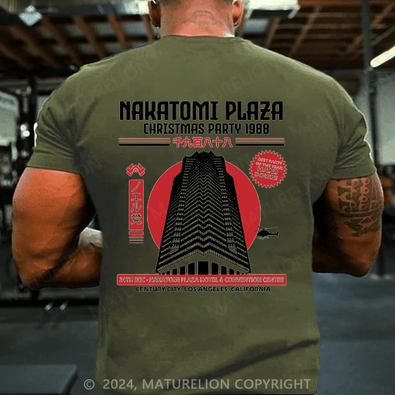 Maturelion Christmas T-Shirt Nakatomi Plaza Christmas T-Shirt