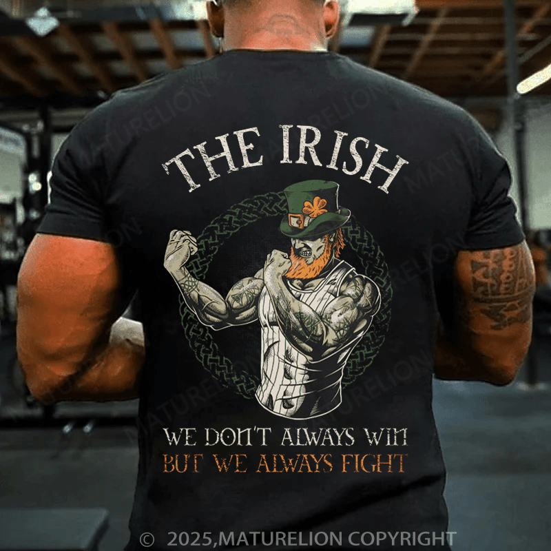 Maturelion St Patrick's T-shirt Fighting Irish T-shirt (Free Customization)