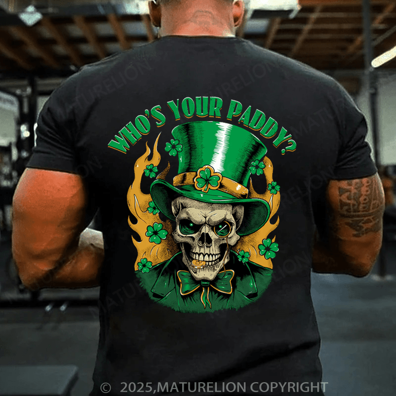 Maturelion St Patrick's T-shirt Irish Gentleman T-shirt