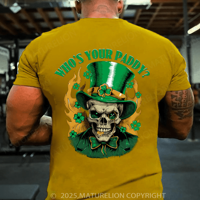 Maturelion St Patrick's T-shirt Irish Gentleman T-shirt