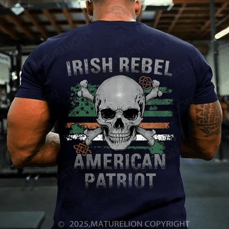 Maturelion St Patrick's T-shirt Irish Rebel T-shirt