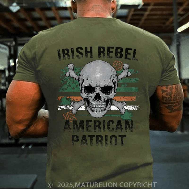 Maturelion St Patrick's T-shirt Irish Rebel T-shirt