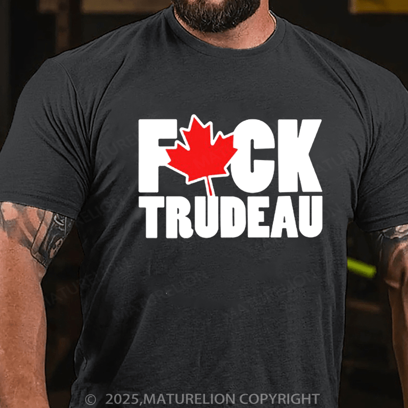 Maturelion Men's T-shirt Fuck Trudeau Essential T-Shirt