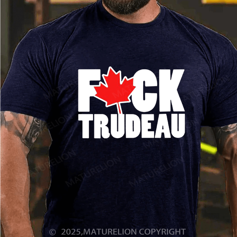 Maturelion Men's T-shirt Fuck Trudeau Essential T-Shirt