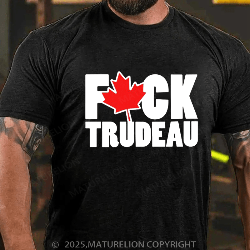 Maturelion Men's T-shirt Fuck Trudeau Essential T-Shirt