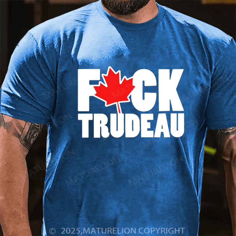 Maturelion Men's T-shirt Fuck Trudeau Essential T-Shirt