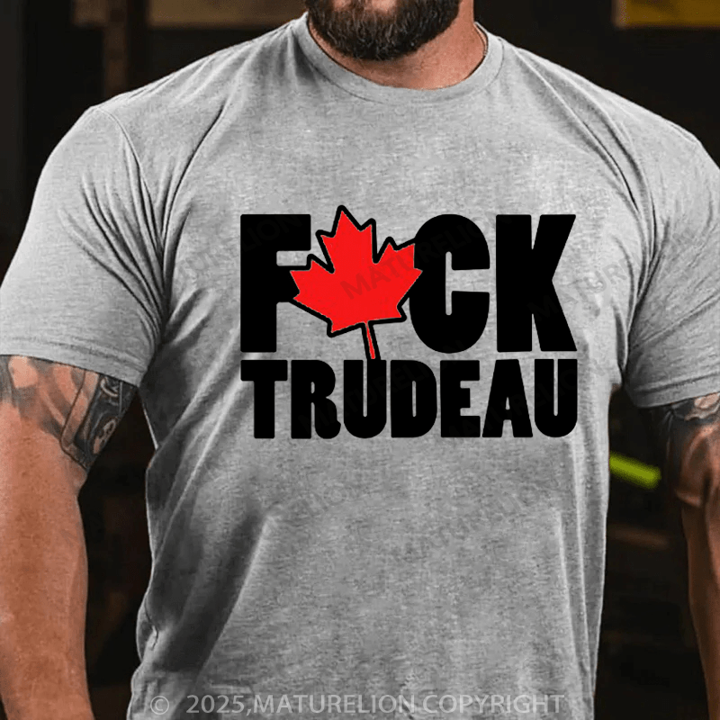 Maturelion Men's T-shirt Fuck Trudeau Essential T-Shirt