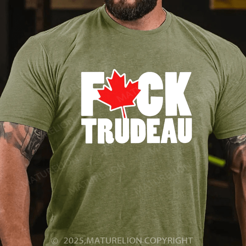 Maturelion Men's T-shirt Fuck Trudeau Essential T-Shirt