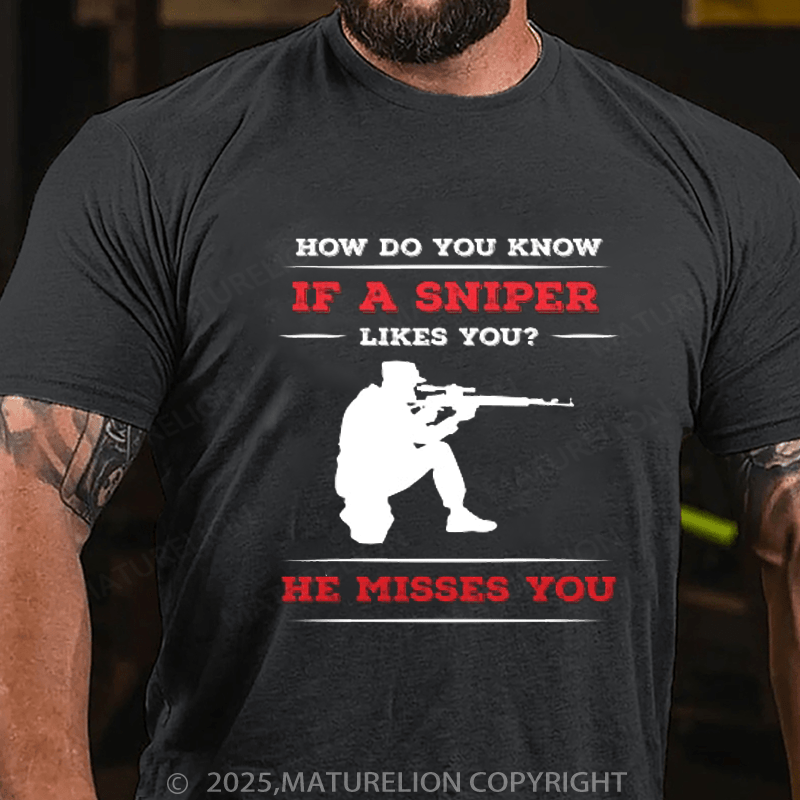Maturelion Men's T-Shirt Shotgun Gun and Funny Shooting and Skeet Shooting Quote T-Shirt