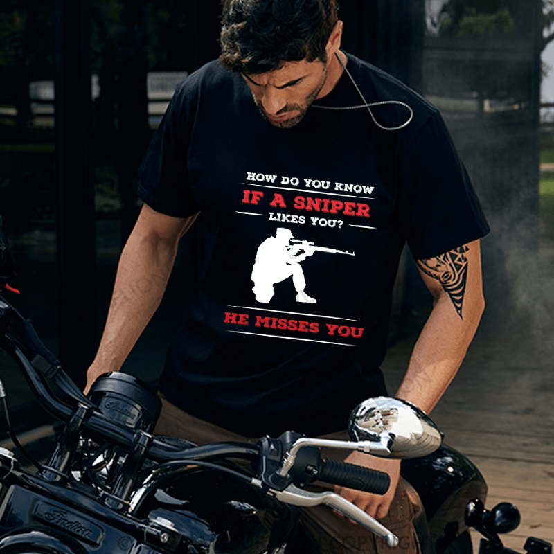 Maturelion Men's T-Shirt Shotgun Gun and Funny Shooting and Skeet Shooting Quote T-Shirt